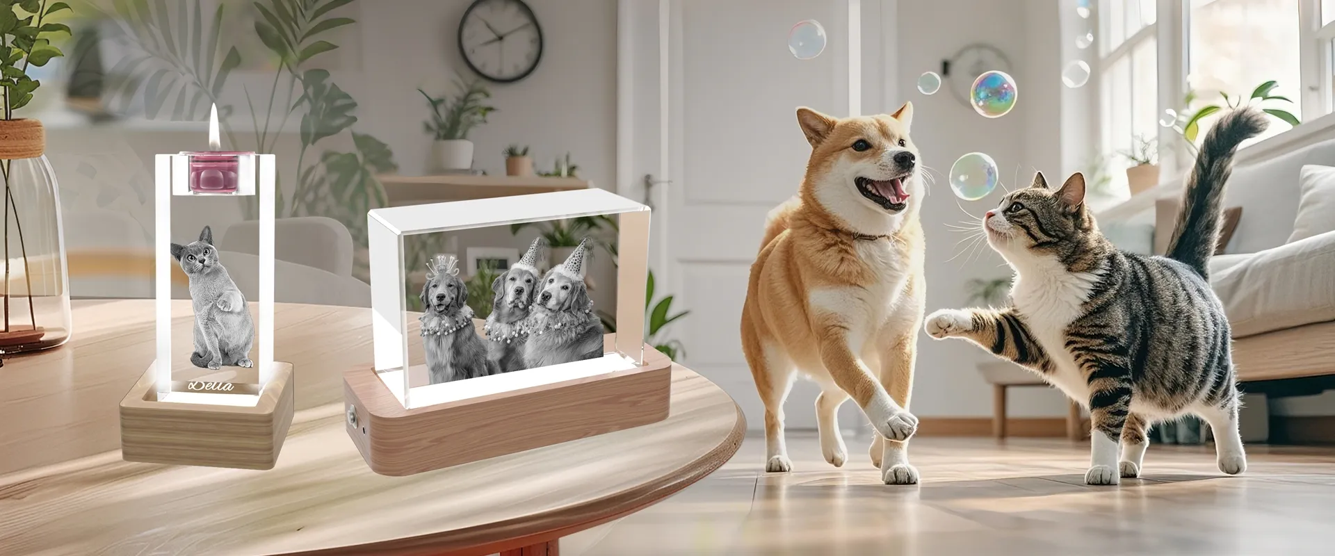 Crystify Makes Unique Gifts for Dog Owners with 3D Engraved Photos